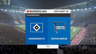 Hamburger SV vs Hertha BSC (23/05/2022) Final 1. Bundesliga Qualification FIFA 22