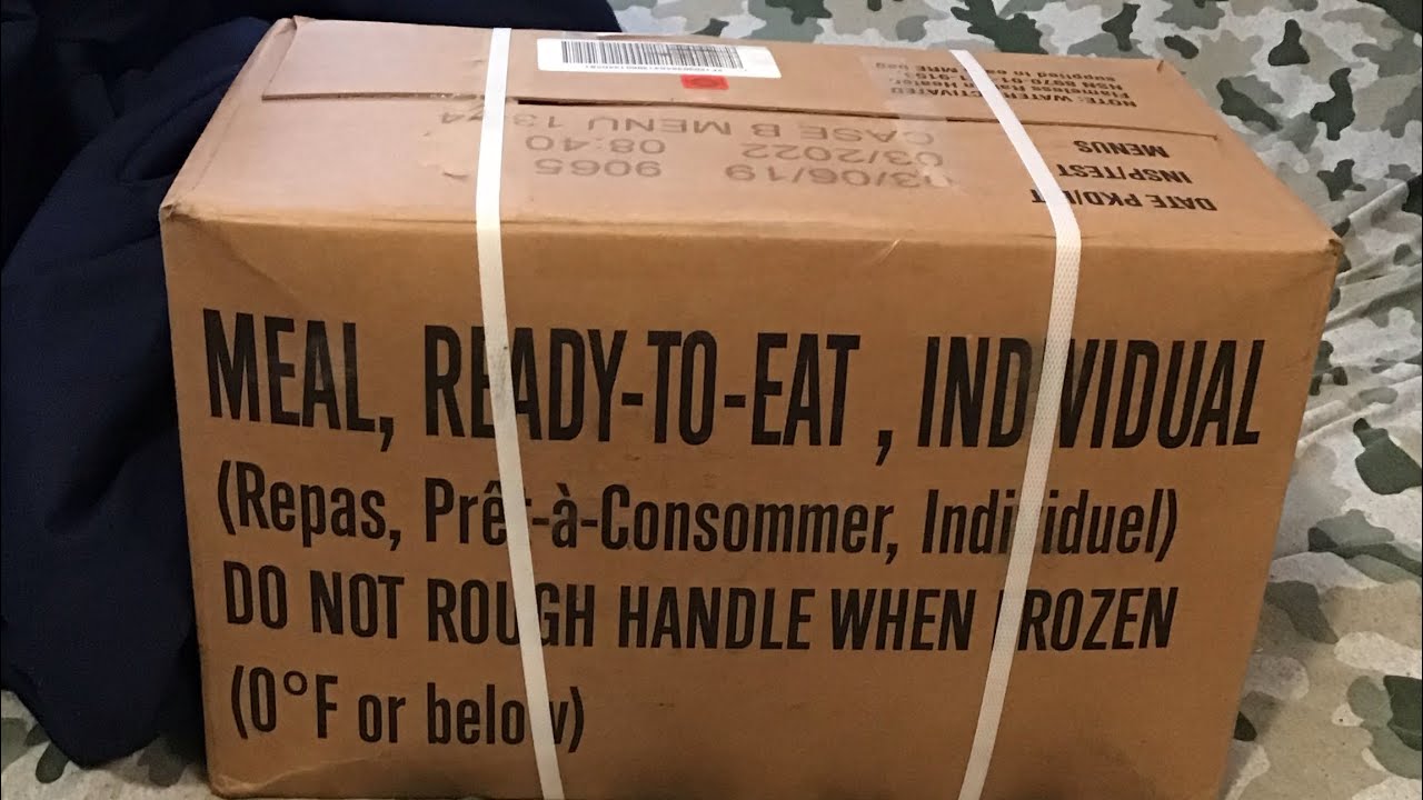 MRE Case B Unboxing - YouTube