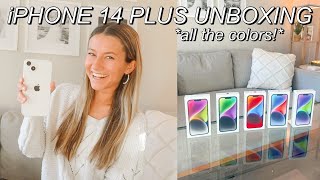 iPHONE 14 PLUS UNBOXING + SETUP