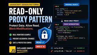 35. Read-Only Proxy Pattern in JavaScript Explained with Real Frontend Example 🚀