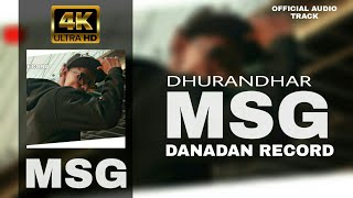 MSG - DHURANDHAR ( Official Audio Track ) Diss Track