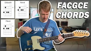 Beginner FACGCE Chords For Math Rock / Midwest Emo