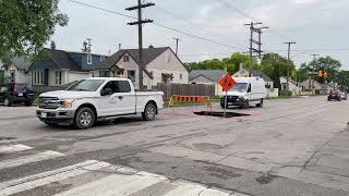 Sink hole disrupts morning rush hour