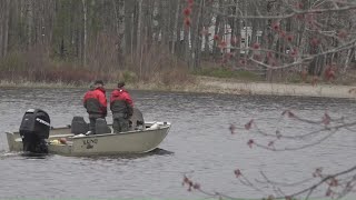 Rescuers search for paddleboarder who went missing on Graham Lake in Ellsworth yesterday