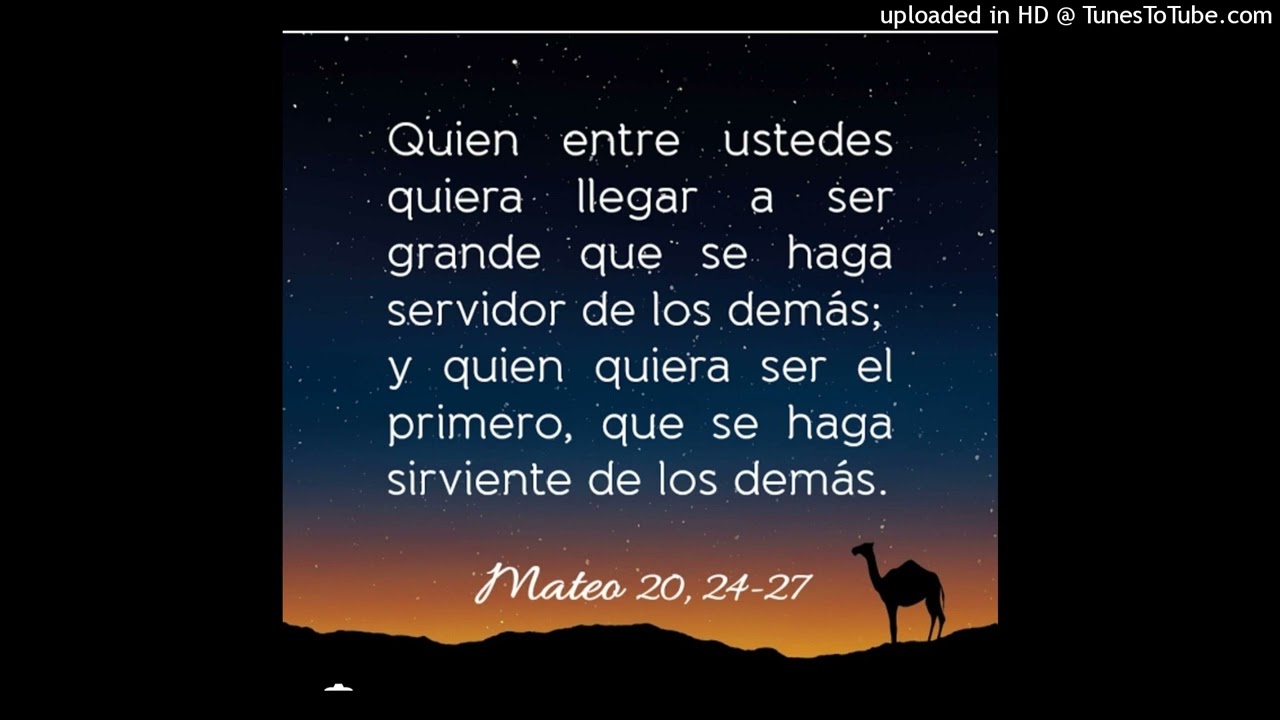 EVANGELIO DE HOY MARTES 27 DE FEBRERO DE 2024. EL QUE QUIERA SER GRANDE ...