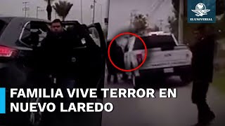 Sujetos con armas largas interceptan y persiguen a familia; policía de tránsito no interviene