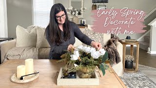 Early Spring Decorate with me | Living room