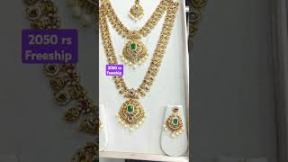 #6281000655 #czjewellerysetswithprice #necklace #freeshipping #Trending #offers