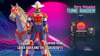 Saber Rider Intro Theme | シンセウェーブ Remix | 80s Anime AI Style | Tune Raider