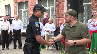 11 07 23 День міста Вручення ключів від авто конотопським поліцейським