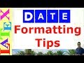 Date Formatting in LaTeX (LaTeX: Tips/Solution-28)