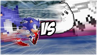 Classic sonic vs Sandbag Sprite Animation (Animated by KBR A.M)