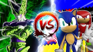 Cell Vs Sonic \u0026 Knuckles #CellGames | TeamFourStar