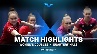 Andrea Pavlovic/Denise Payet vs Tatiana Kukulkova/Ema Labosova | WTT Contender Budapest 2021 (1/4)