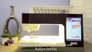 Projection in Sewing: Stitch Guides and Radiant Stitches