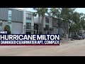 Clearwater residents forced from apartments after Hurricane Milton