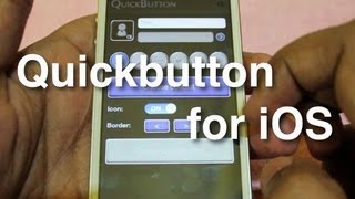 Quickbutton app for iOS