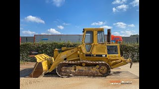 Caterpillar 953 with ripper demonstration (1989)