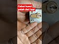 cara cabut kunci patah dari luar