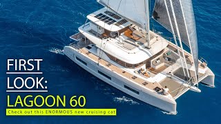 Lagoon 60 first look: a HUGE new flybridge cat both on deck and inside