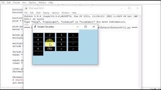 Python Simple GUI calculator using Tkinter