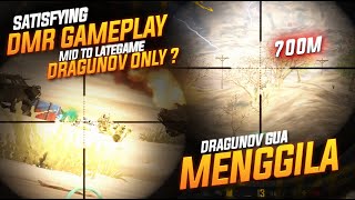 700 METER !! DRAGUNOV GUA MENGGILA MID TO LATEGAME SEMUA GUA SIKAT CUMA PAKE DRAGUNOV !! #pubg