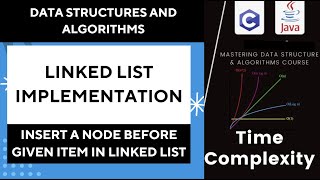 How to Insert Before a Specific Node: Linked List Implementation Insert before an item