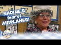 NADINE talks about being afraid of AIRPLANES on LARRY'S COUNTRY DINER!