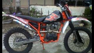 100 Gambar modifikasi motor trail bebek Terpopuler