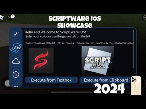 New Roblox Ios Free Executor Scriptware Ios Showcase 2024 Tutorial