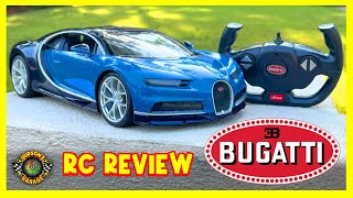 Toy RC Car Bugatti Chiron Toys Review super fast sports auto. Father \u0026 son playtime videos for kids