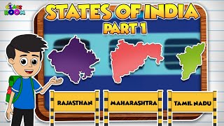 States of India - Part 1 | Interesting Facts about India | Kids vocabulary | Puntoon Classroom