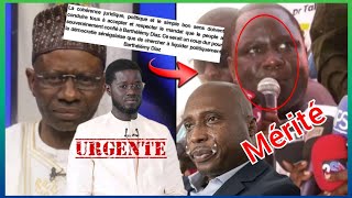 Urgent 🚨Très Bonne Nouvelle P Diomaye Nommé Dethié Fall et Boubacar Camara Barth Perdu...😱😱😱