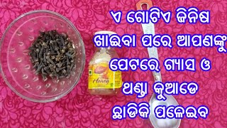 ଏ ଗୋଟିଏ ଜିନିଷ ଖାଇବା ପରେ ଆପଣଙ୍କୁ ପେଟରେ ଗ୍ଯାସ ଓ ଦେହର ଥଣ୍ଡା ଜ୍ଵର କୁଆଡେ ଛାଡିକି ପଳେଇବ