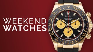 Rolex Daytona & Rolex Submariner Golden Smurf: Sports Watches And Dress Watches To Buy From Home