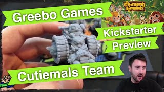 Greebo Cutiemals Kickstarter Preview | Chimpa Limpa Team | Bonehead Podcast