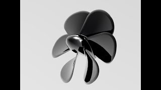 Solid Edge tutorial - 44 - Propeller design solid edge.