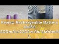 Review Rechargeable Battery 18650 1200mAh/2200mAh/2600mAh 3.7V (Flat Head)