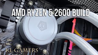 AMD Ryzen 5 2600 GIGABYTE B450M DS3H GTX1660 Gaming ID-COOLING Frostflow X 240 Snow Edition CM E500L