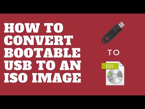 How to Convert Bootable USB to an ISO image How to Convert Bootable USB to an ISO image
