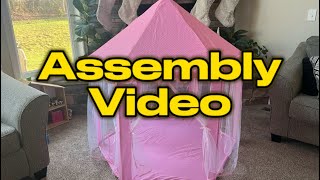 Princess Tent Assembly Video