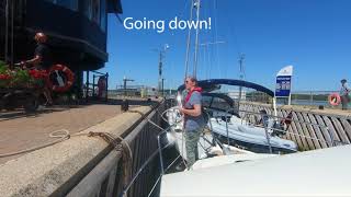 Chichester Marina Lock Operation Real Time