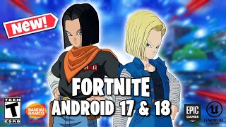 NEW Fortnite X Dragon Ball Collab - Official Android 17 \u0026 18 Reveal