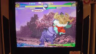 SFA ZERO3  ②まる本田　VS　オヤジベガ    (MARU) vs (OYAJI)  2017.9 STREET FIGHTER Alpha3 (60fps)