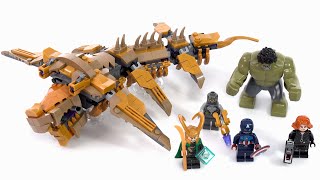 LEGO Marvel The Avengers vs. The Leviathan #NotSponsored review! 76290