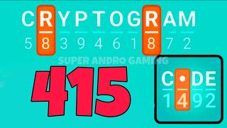 CRYPTOGRAM 415