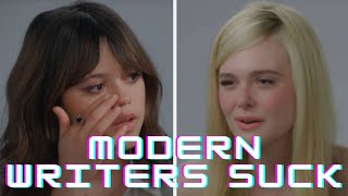 Jenna Ortega & Elle Fanning: Modern Female Writing Is Garbage