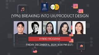 [YPN] Breaking Into UX/Product Design