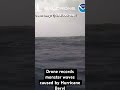 Autonomous drone records monster waves caused by Hurricane Beryl in the Caribbean #hurricane #waves