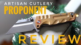 Artisan Cutlery Proponent Review - Brass SMKW Exclusive